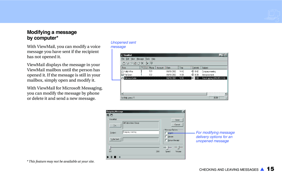 NEC IM-16 manual Modifying a message by computer 