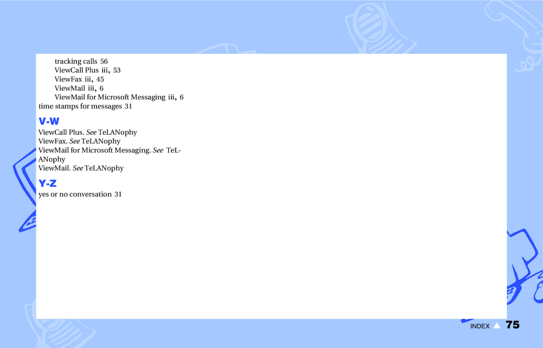 NEC IM-16 manual Index s 