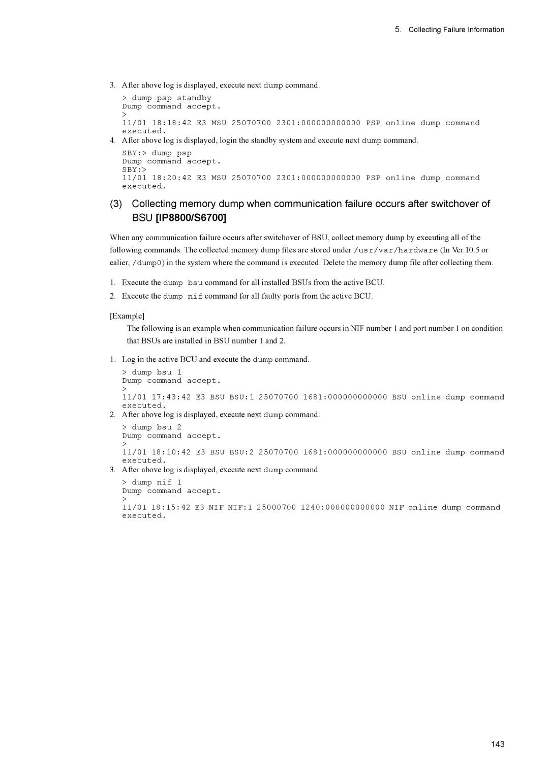 NEC IP8800/S6600, IP8800/S3600, IP8800/S2400, IP8800/S6700, IP8800/S6300 manual 143 