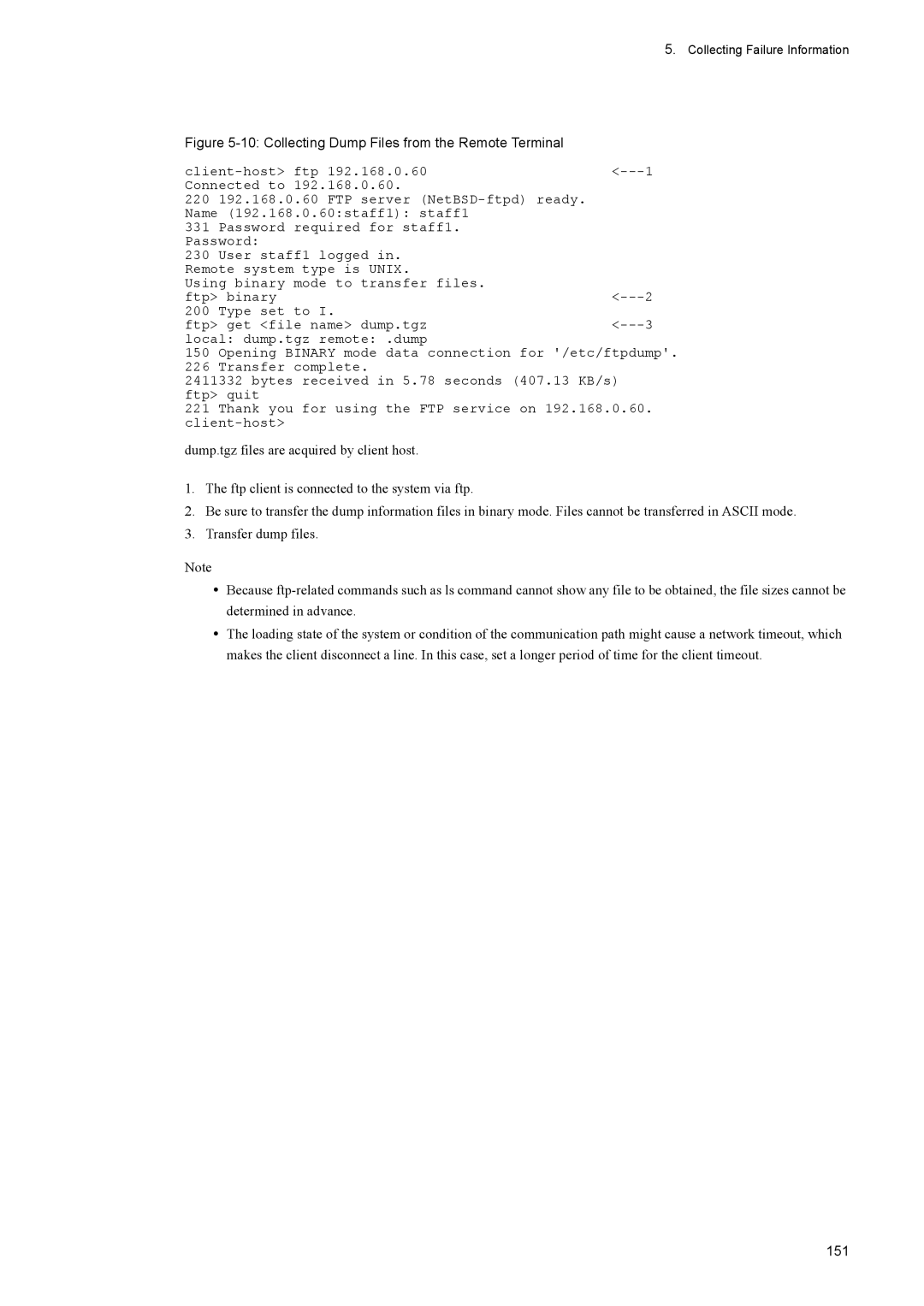 NEC IP8800/S6700, IP8800/S6600, IP8800/S3600, IP8800/S2400, IP8800/S6300 Collecting Dump Files from the Remote Terminal, 151 