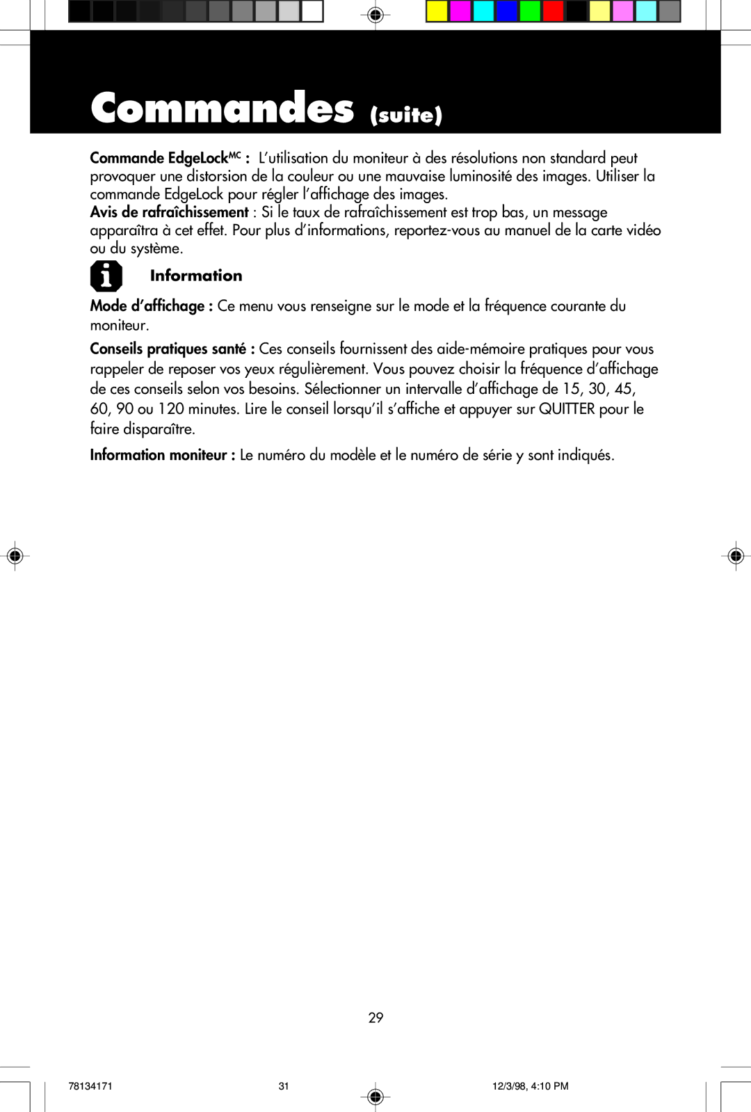 NEC JC-1946UMW, JC-2241UMW user manual Information 