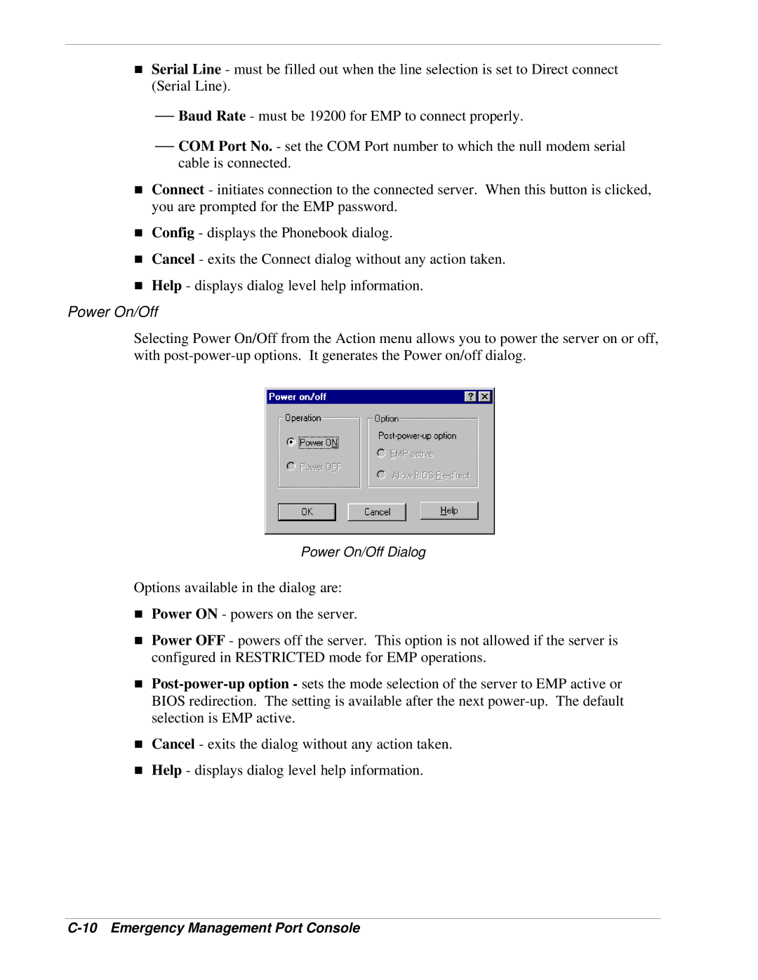 NEC LC1400 manual Power On/Off 