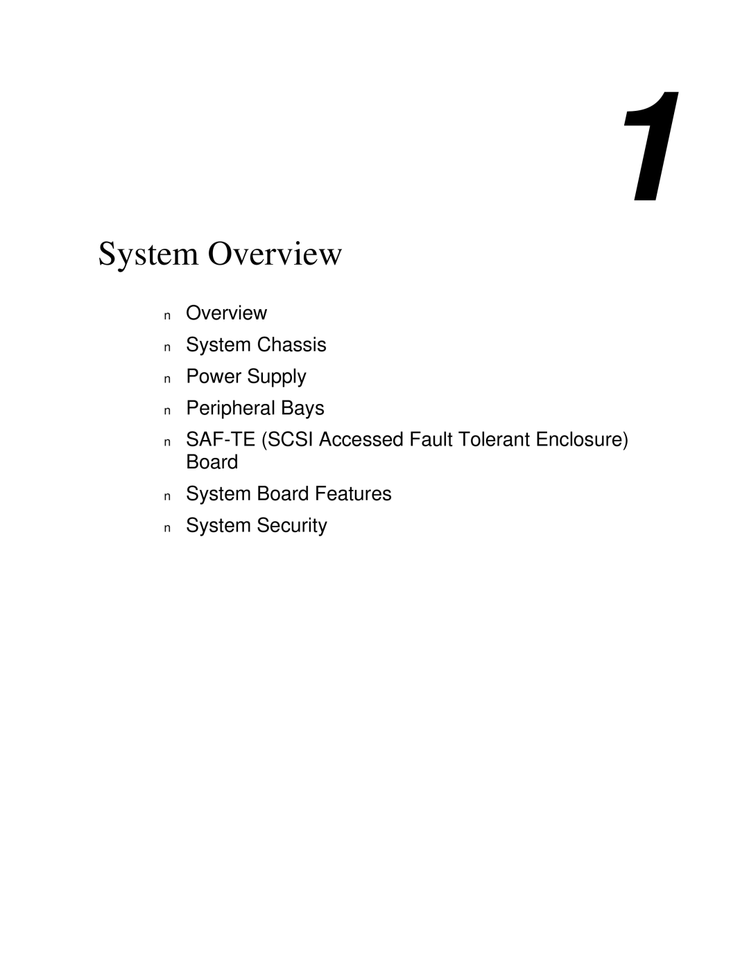 NEC LC1400 manual System Overview 