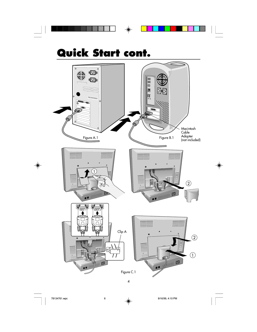 NEC LCD1525S user manual Figure A.1 