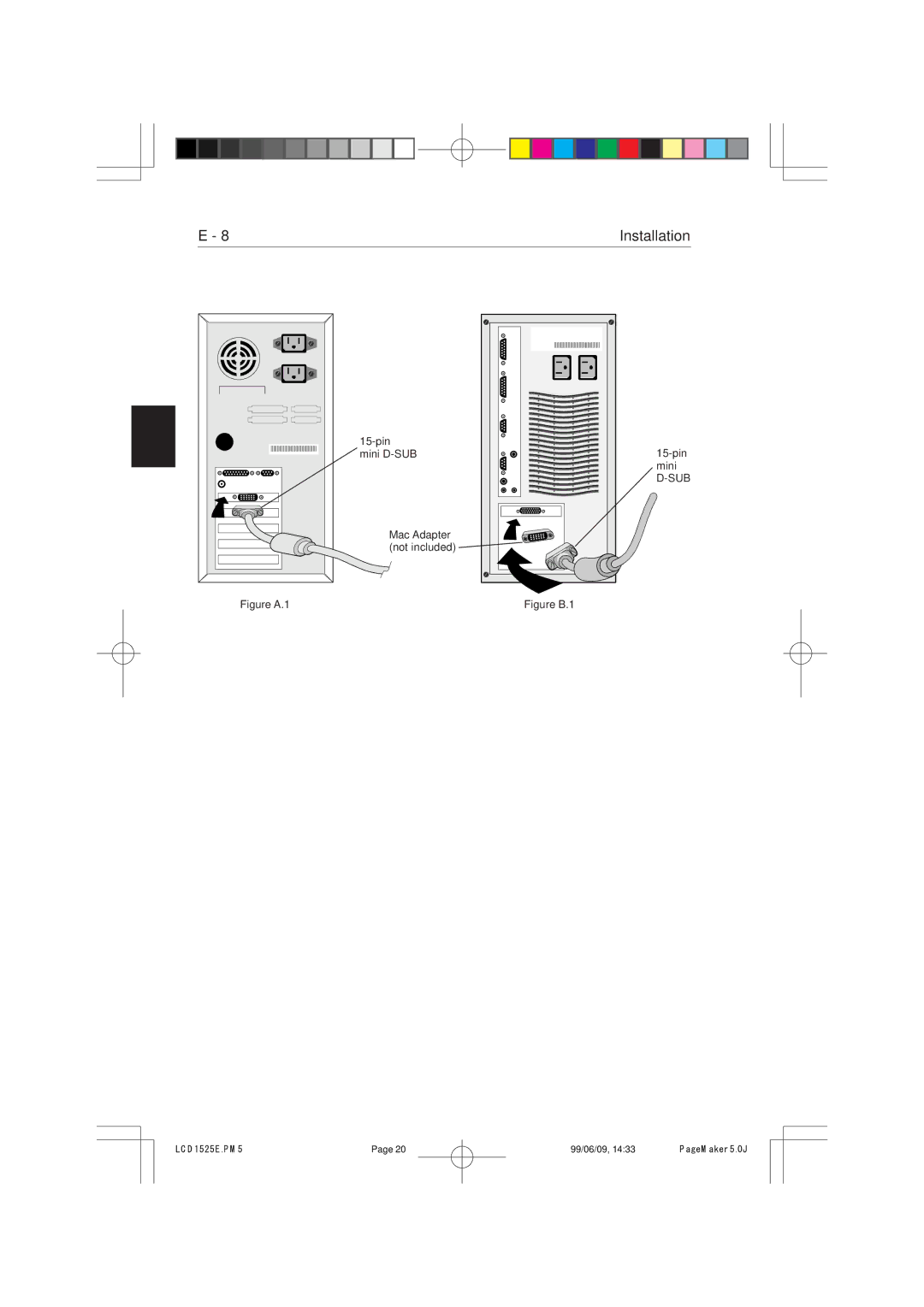 NEC LCD1525V manual Figure A.1 