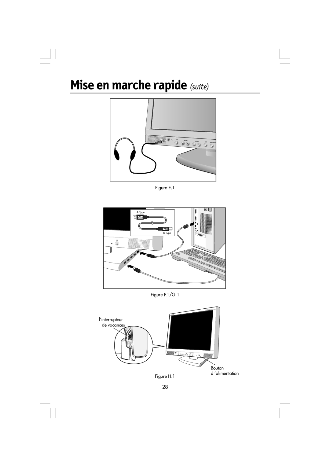 NEC LCD1550M, LA-15R03-BK manual Figure F.1/G.1 