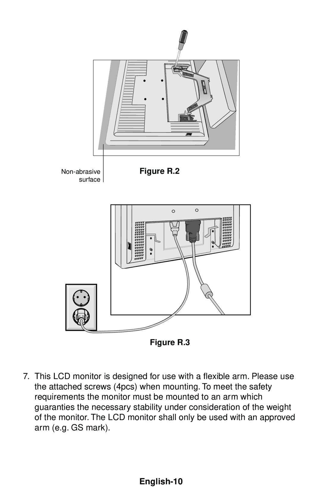 NEC LCD1550V user manual English-10, Figure R.2 