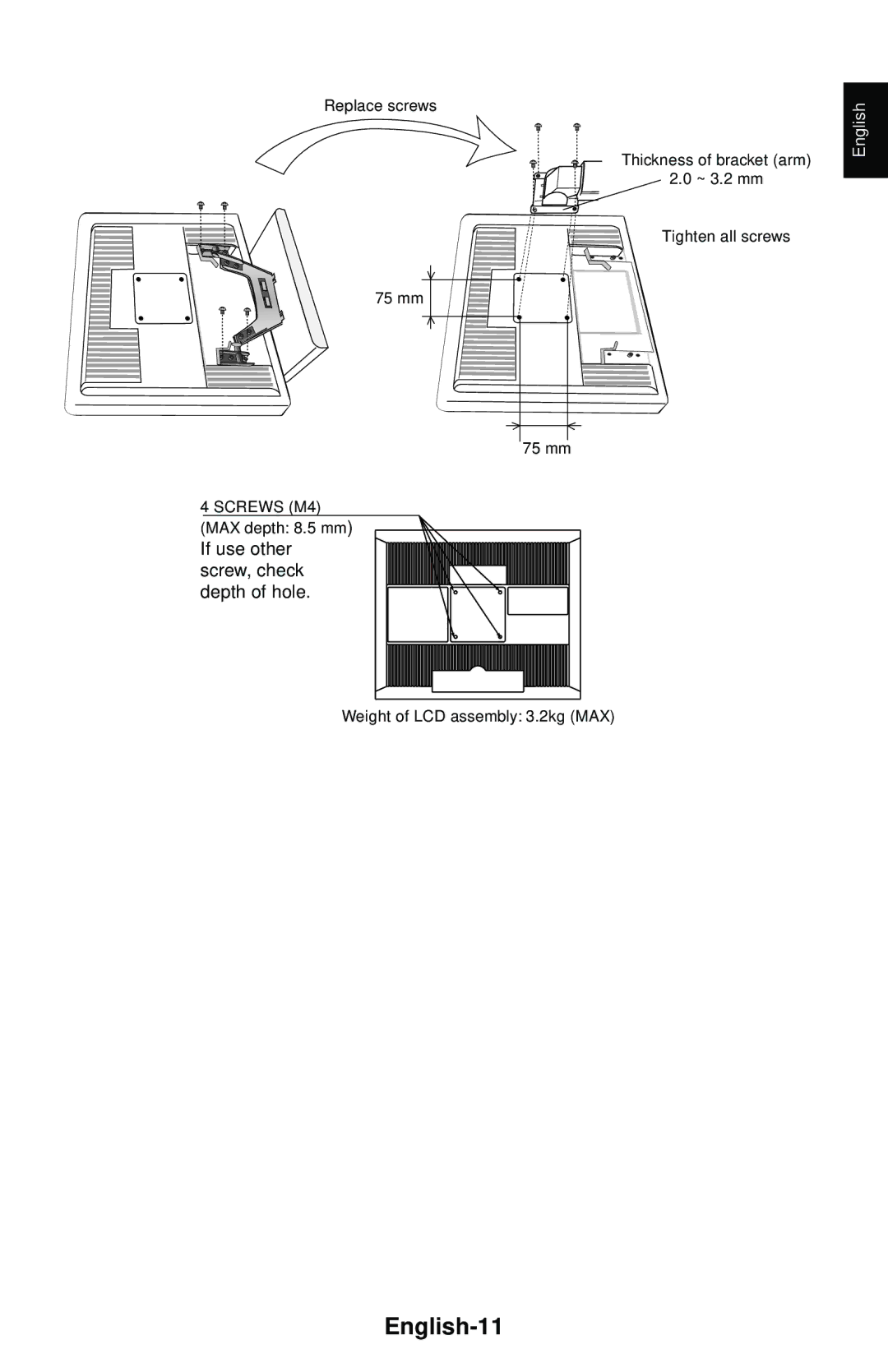 NEC LCD1550V user manual English-11 