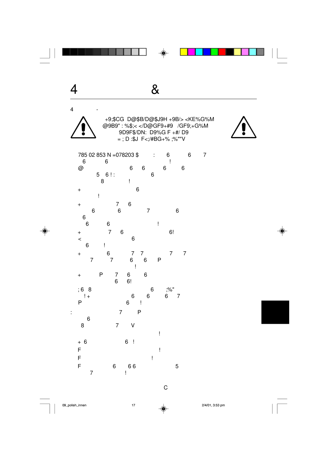 NEC LCD1850X user manual Zalecenia eksploatacyjne 