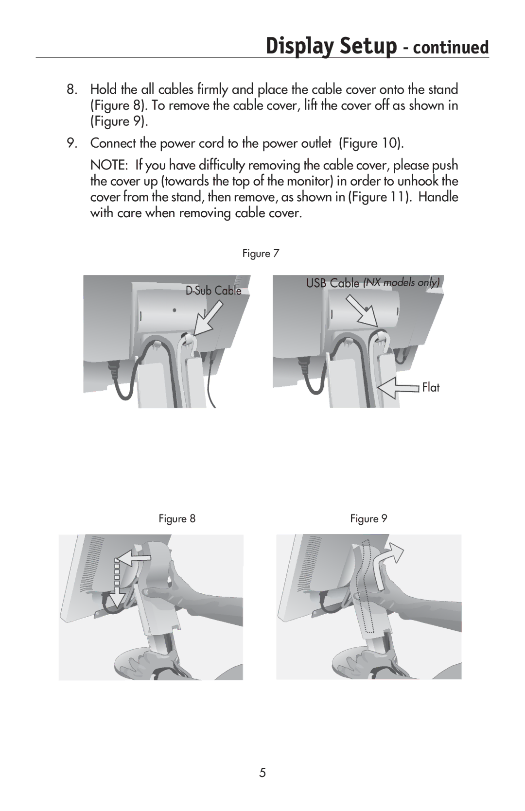 NEC LCD195NXM user manual NX models only 