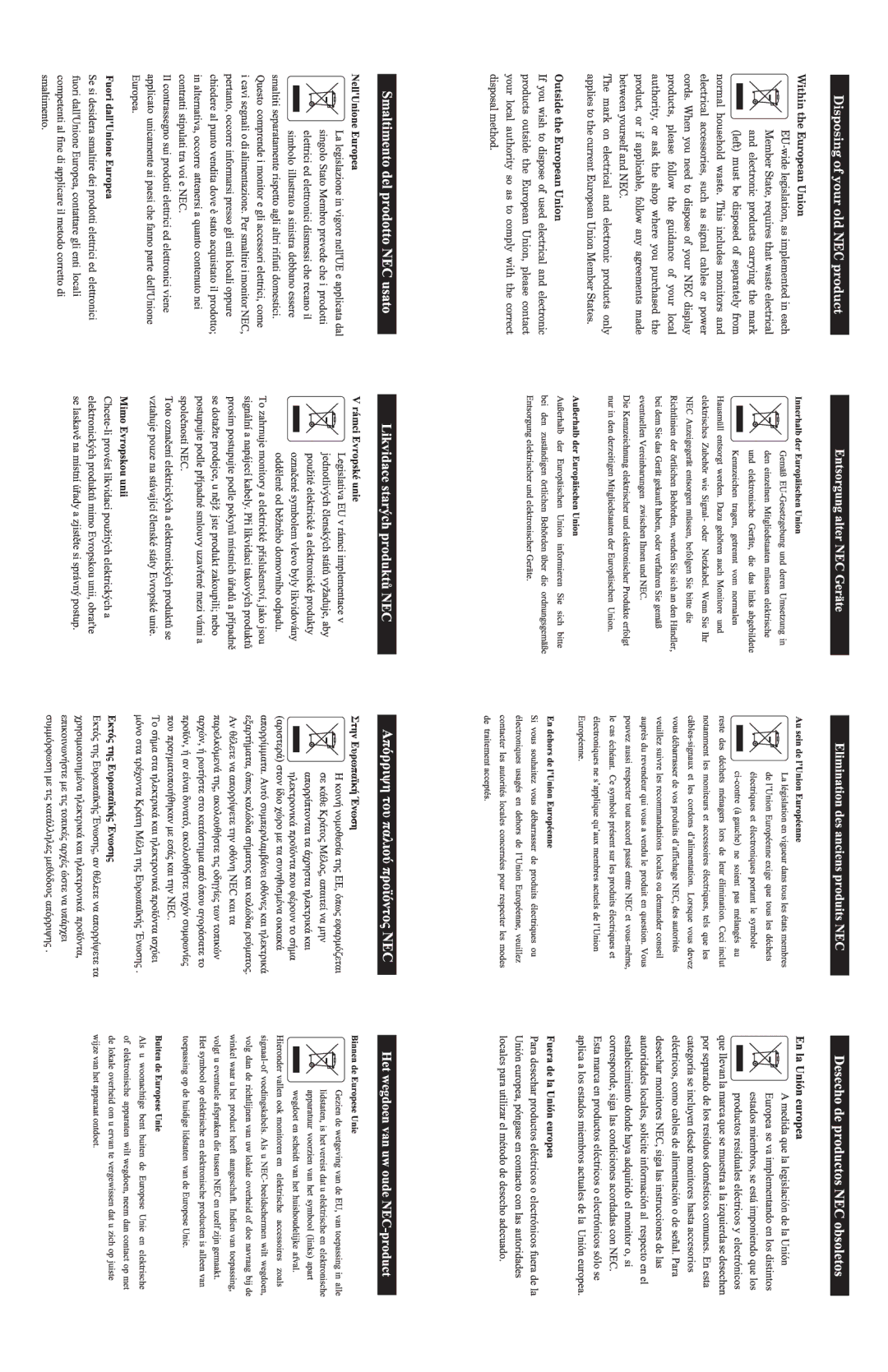 NEC LCD195NXM user manual 