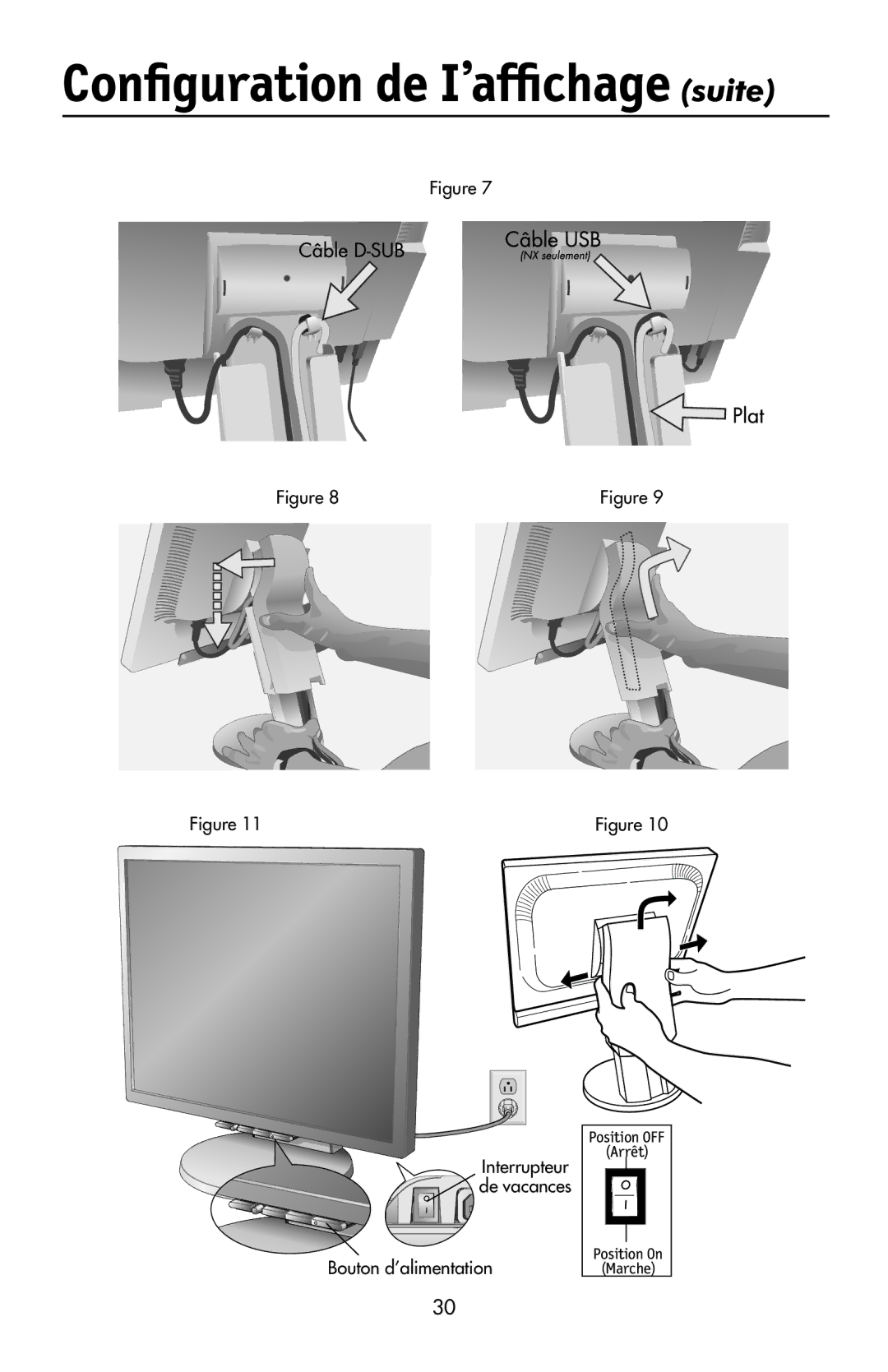 NEC LCD1970V user manual Bouton d’alimentation 