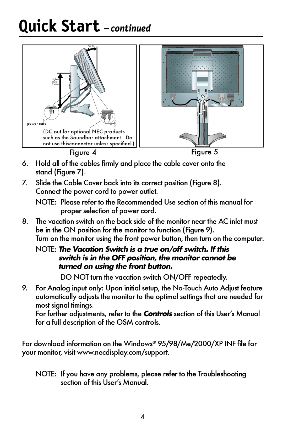 NEC LCD1990FXTM user manual Power card 