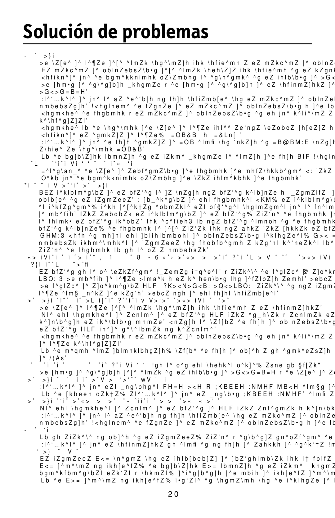 NEC LCD1990FXTM user manual Solución de problemas, Sin imagen 