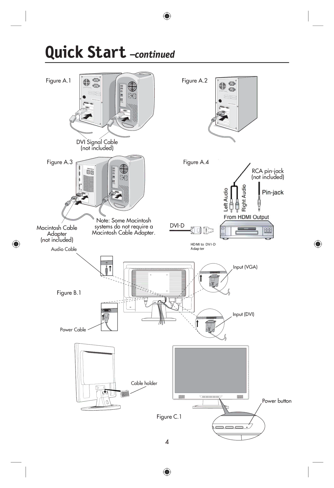 NEC LCD19WMGX user manual Dvi-D 