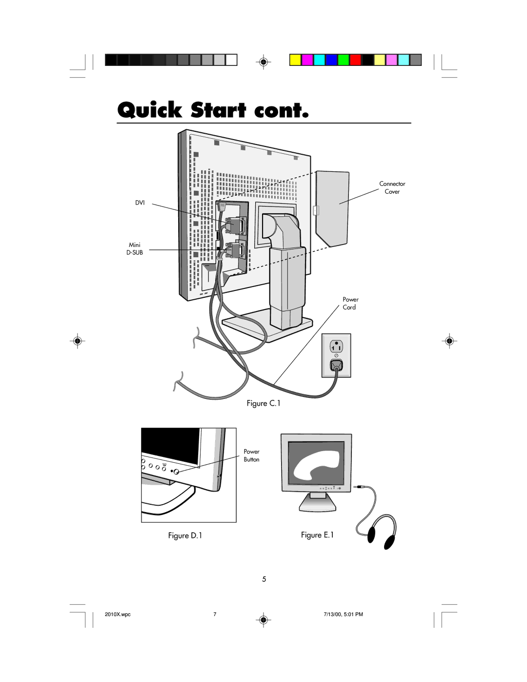 NEC LCD2010X manual Figure C.1 