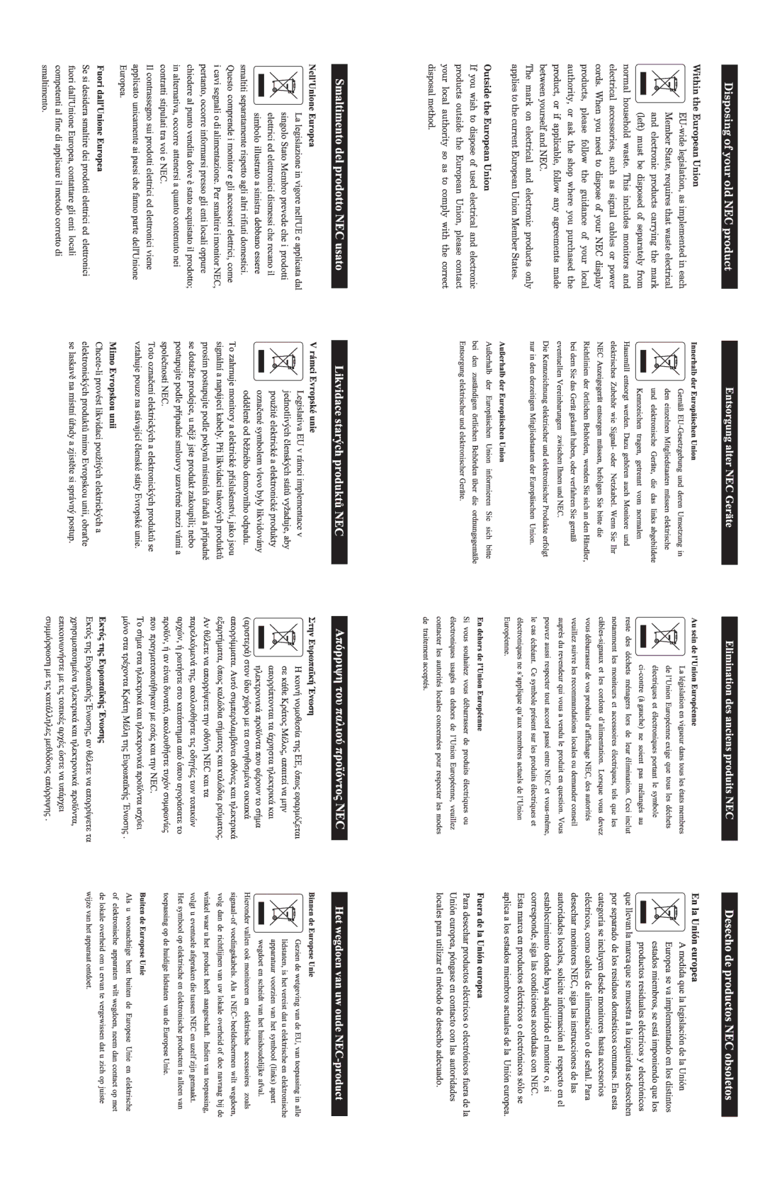 NEC LCD224WXM, LCD174WXM, LCD194WXM user manual 