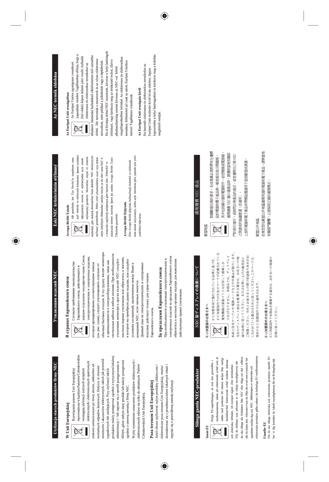 NEC LCD22WMGX, LCD24WMCX user manual 