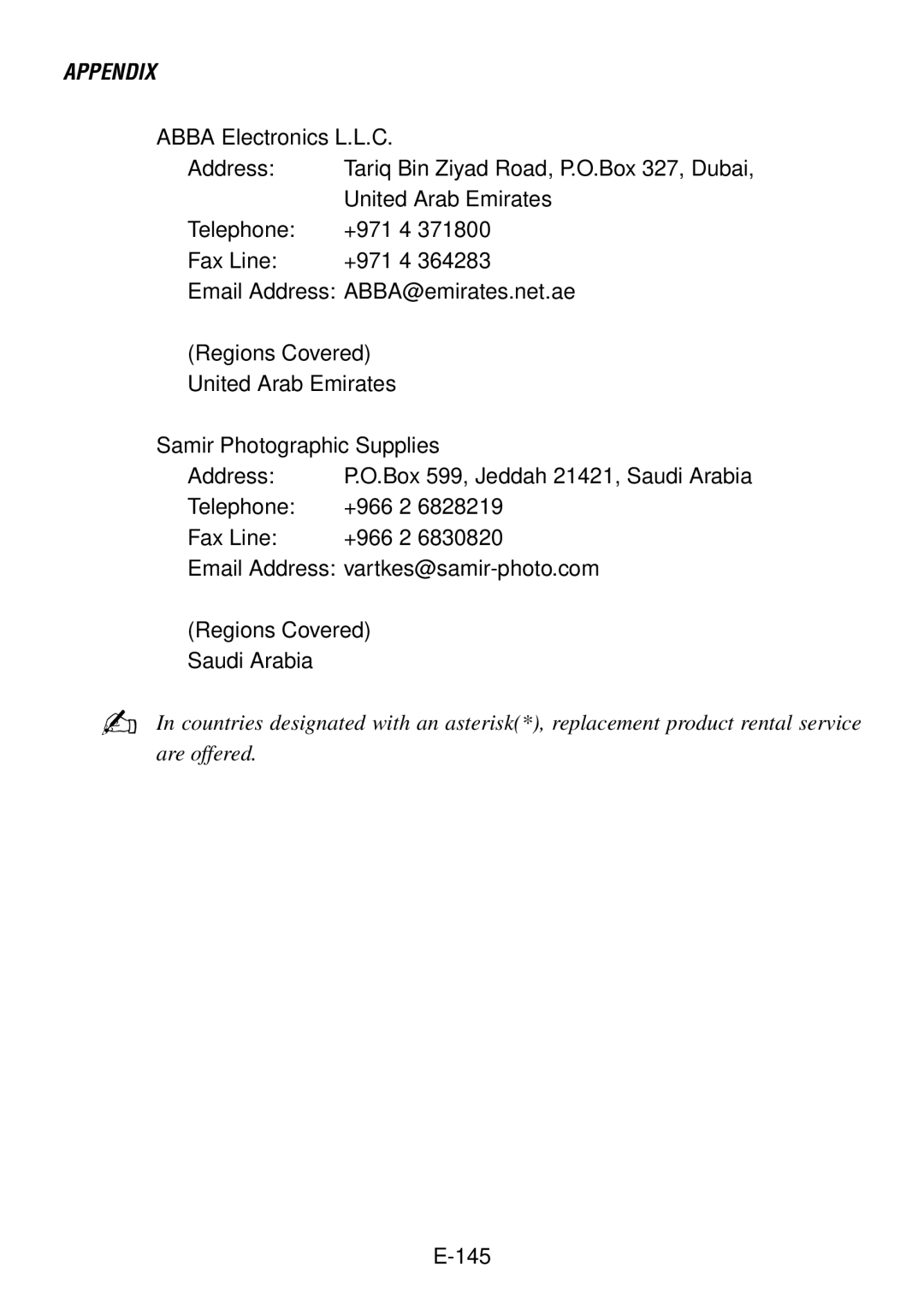 NEC LT260, LT240 user manual 145 