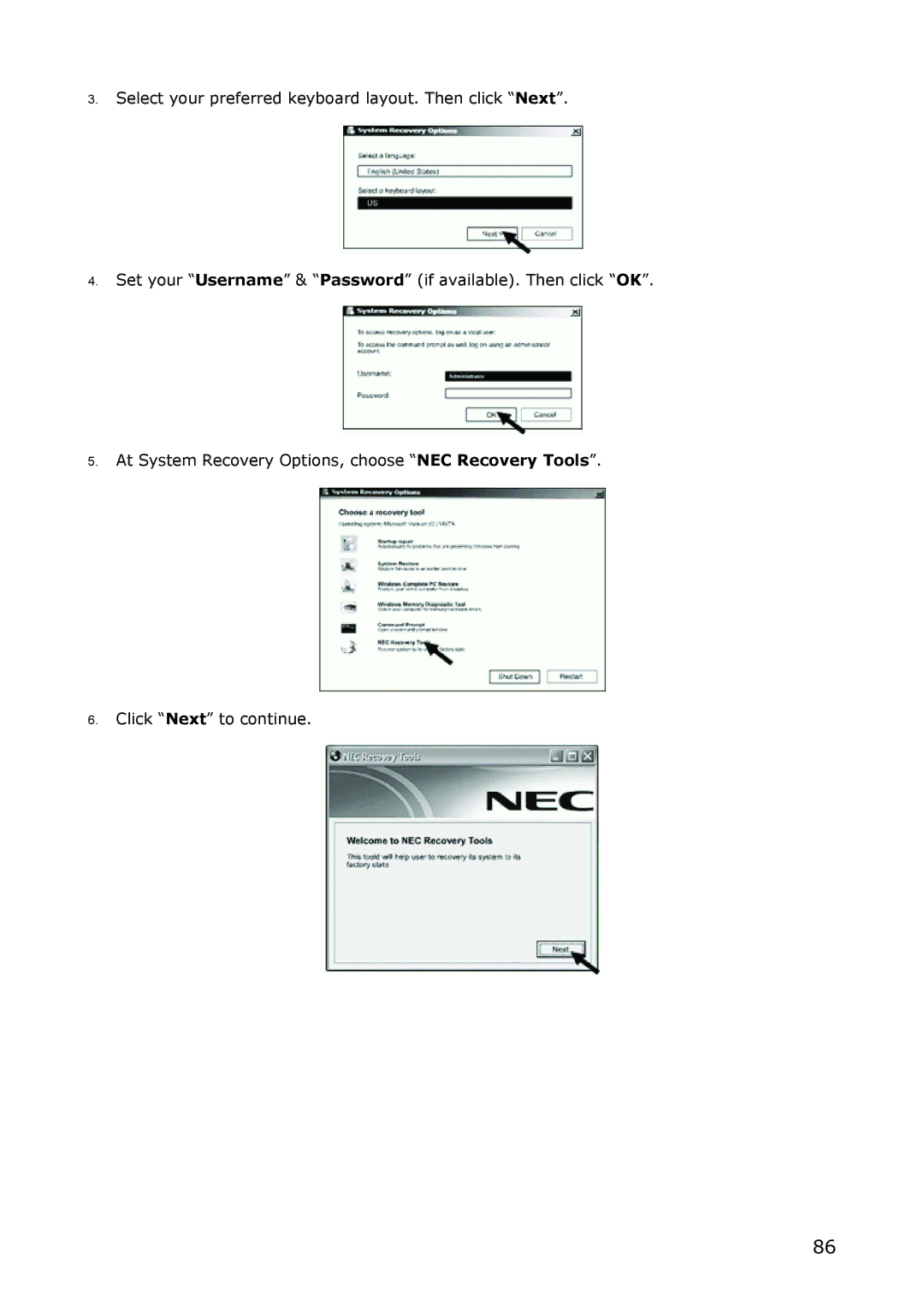 NEC M380 manual 