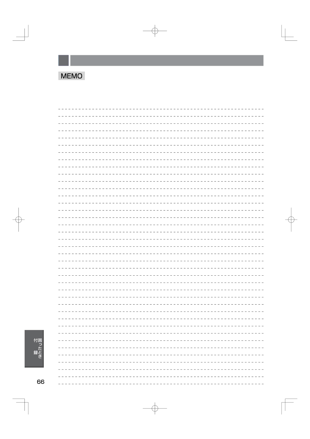 NEC M46, M40 manual Memo 