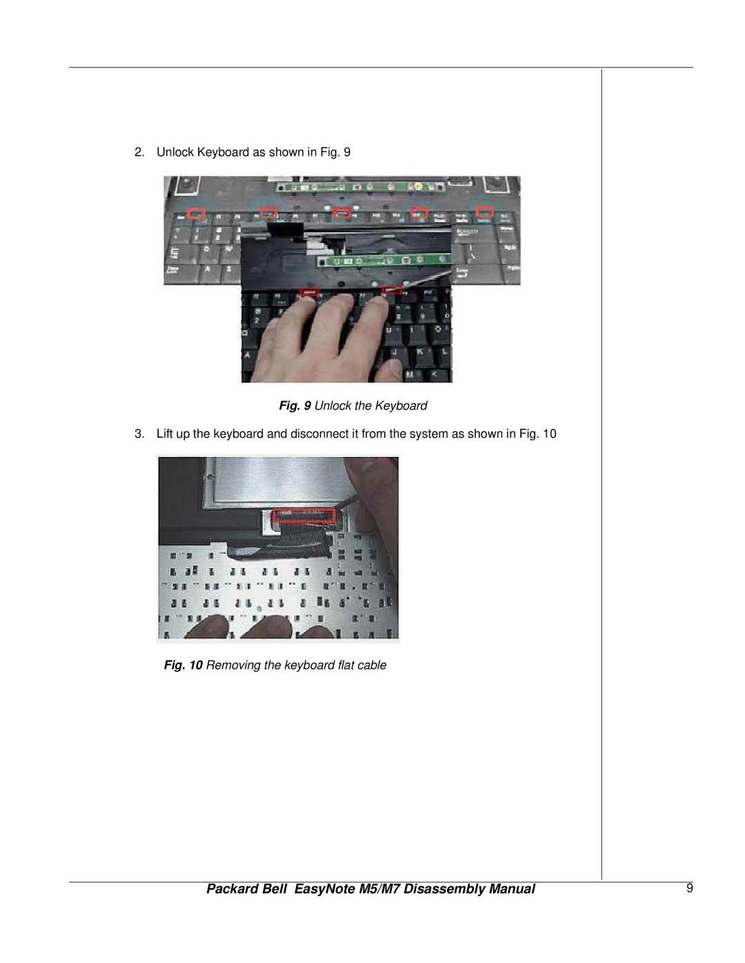 NEC M7, M5 manual Unlock the Keyboard 