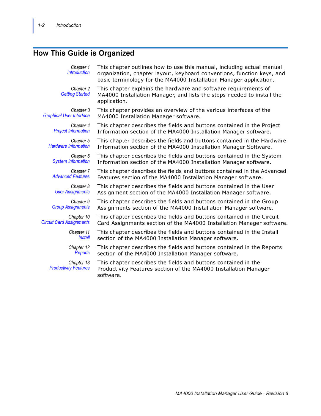 NEC MA400 manual How This Guide is Organized 