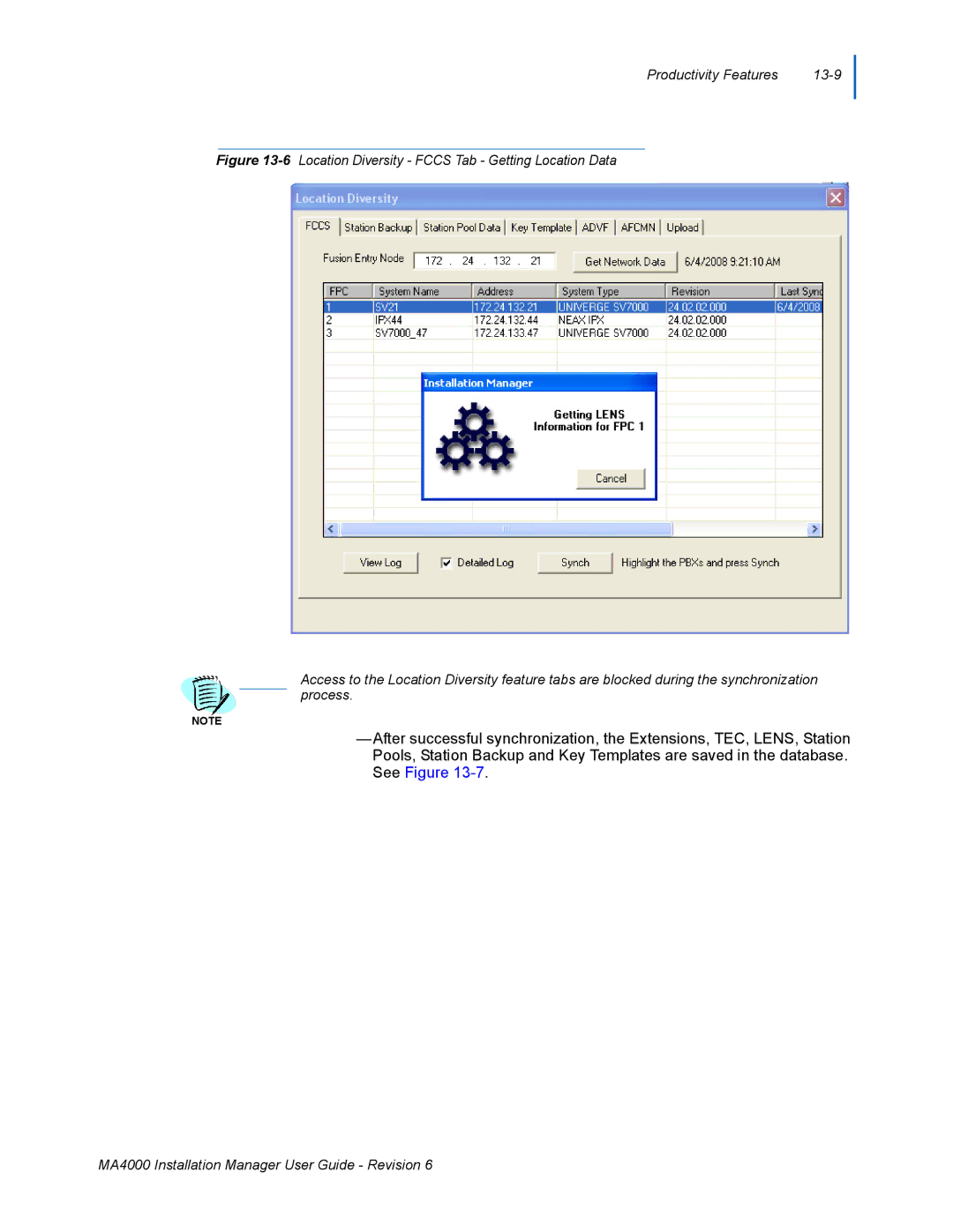 NEC MA400 manual Productivity Features 13-9 