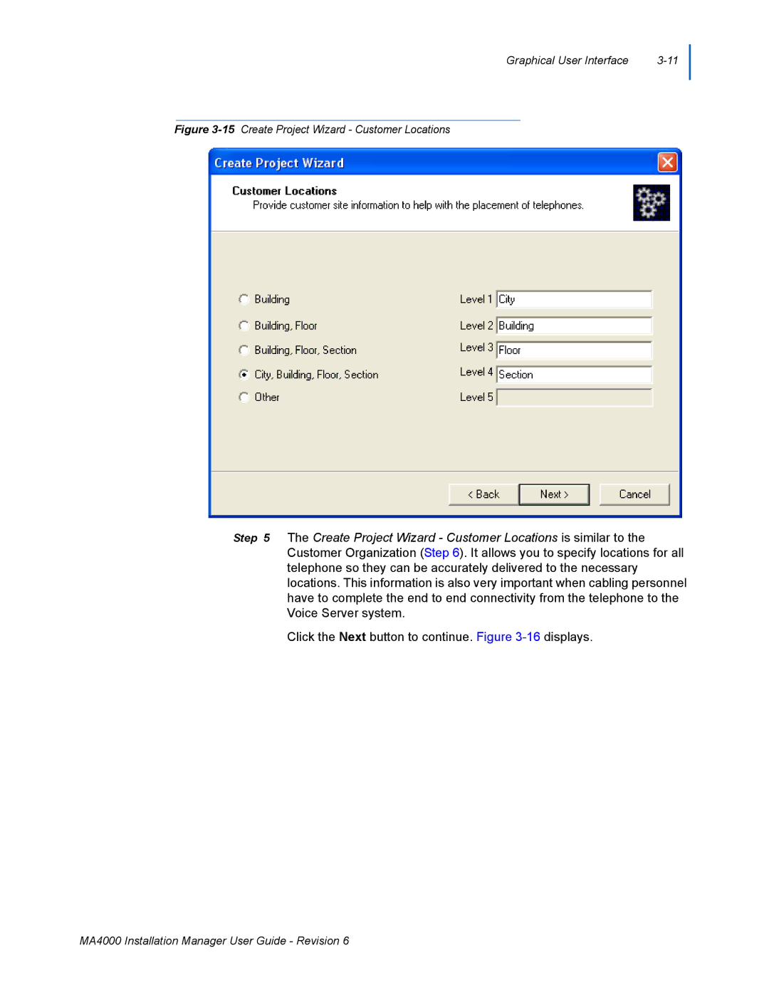 NEC MA400 manual Click the Next button to continue. -16displays 