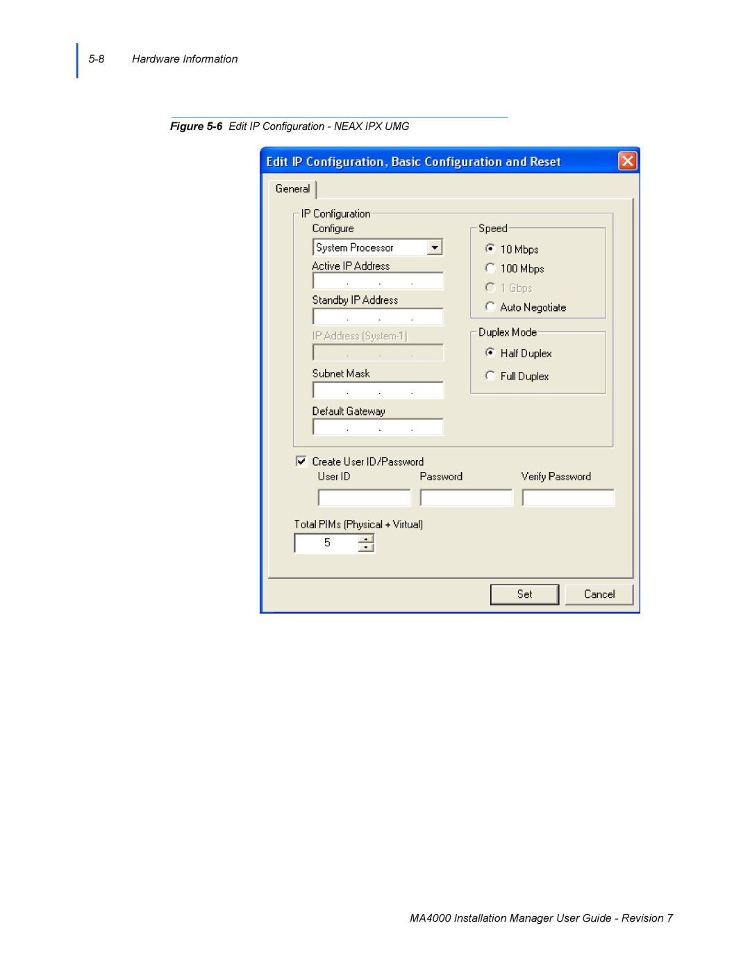 NEC MA4000 manual Hardware Information 