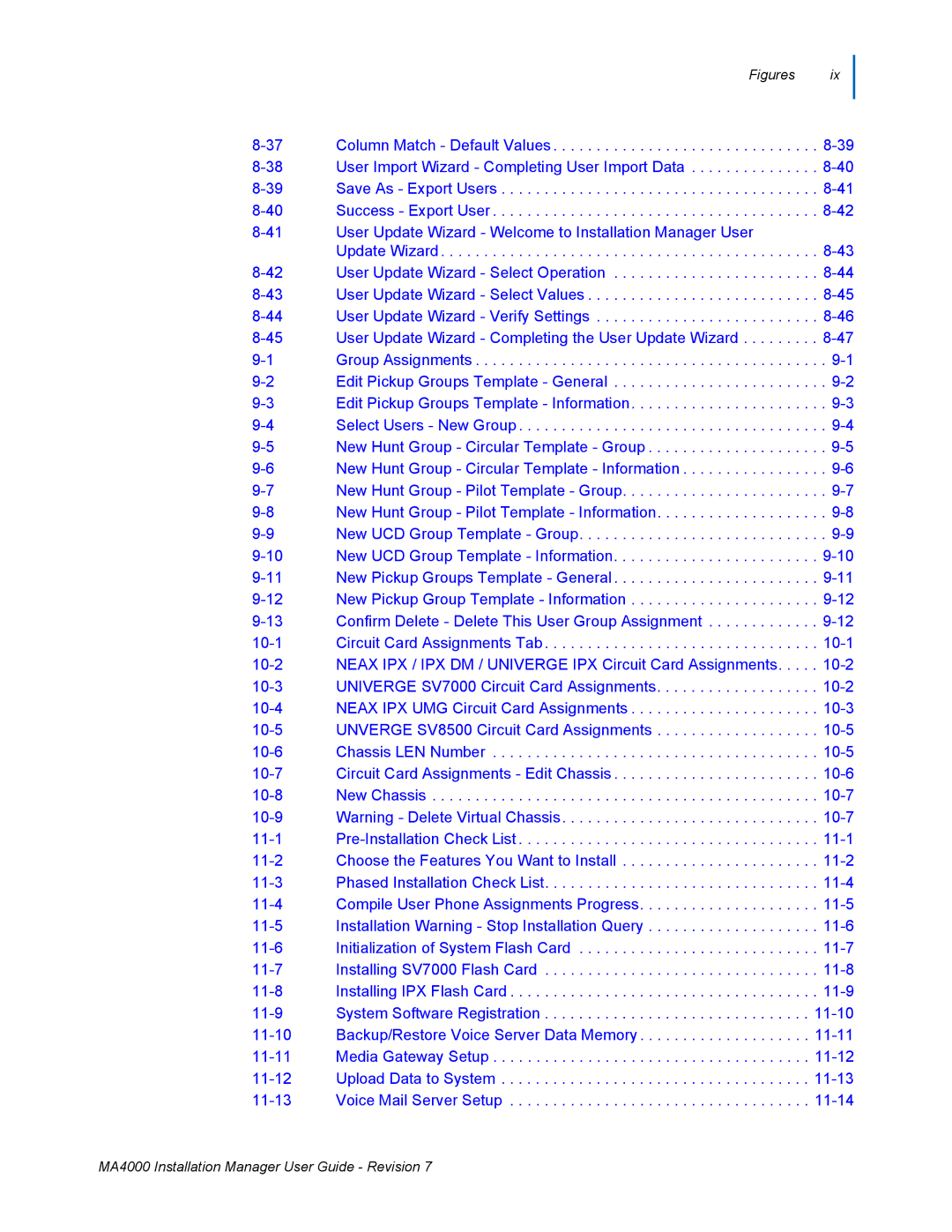 NEC MA4000 manual User Import Wizard Completing User Import Data 