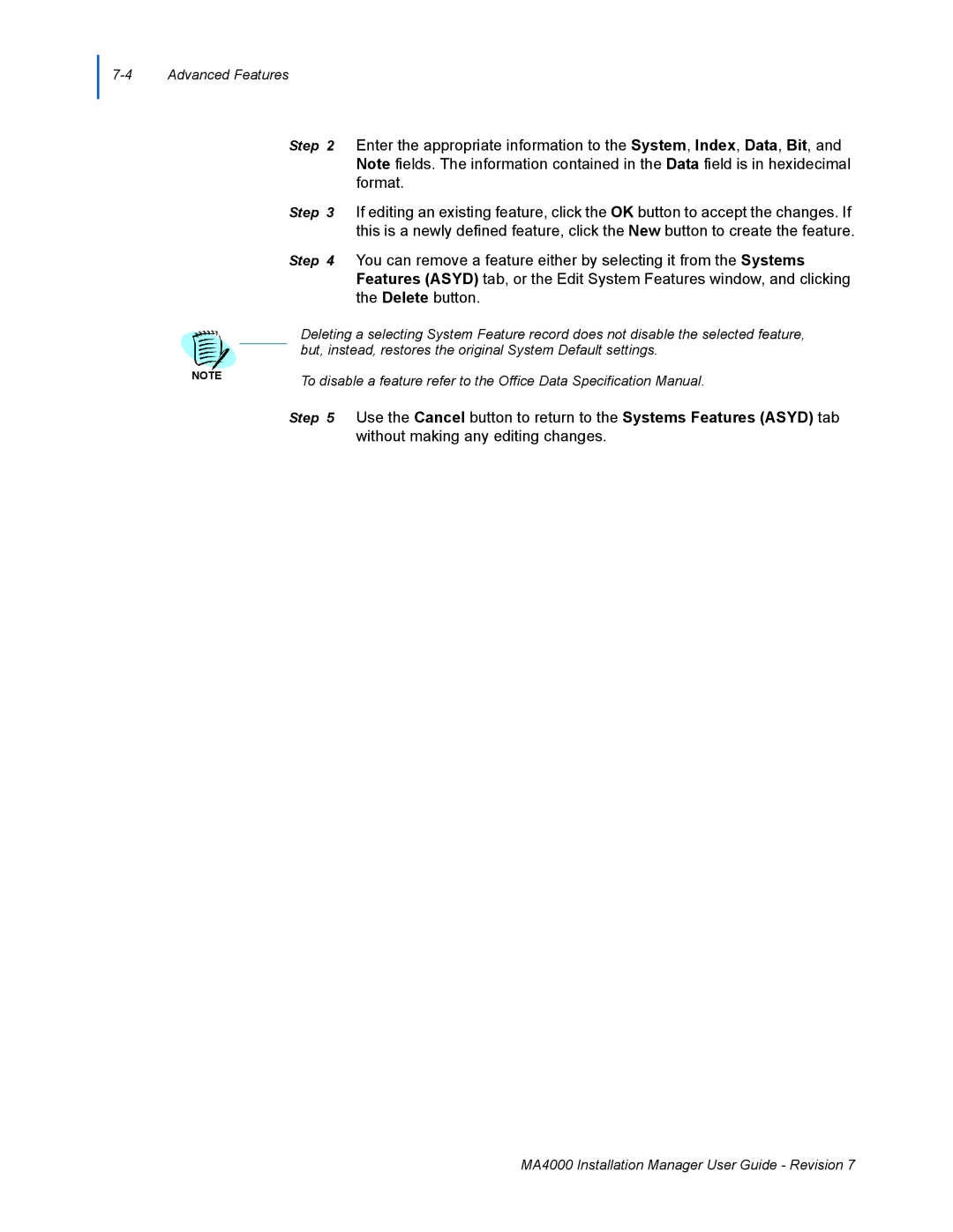 NEC MA4000 manual Format 