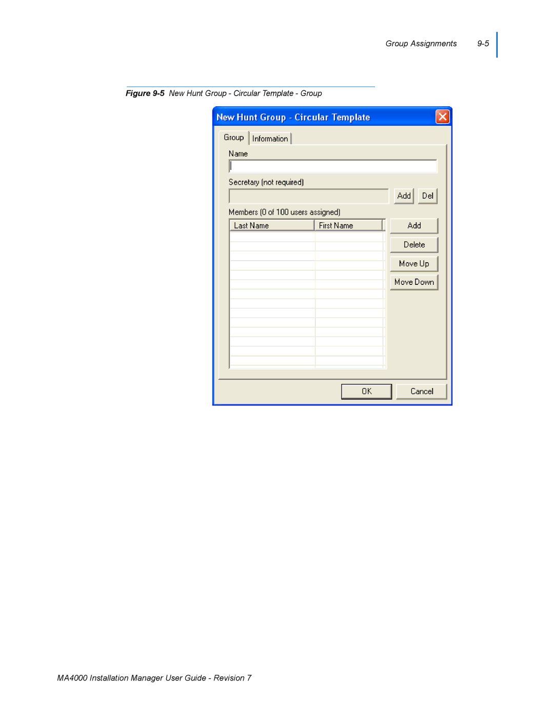 NEC MA4000 manual Group Assignments 