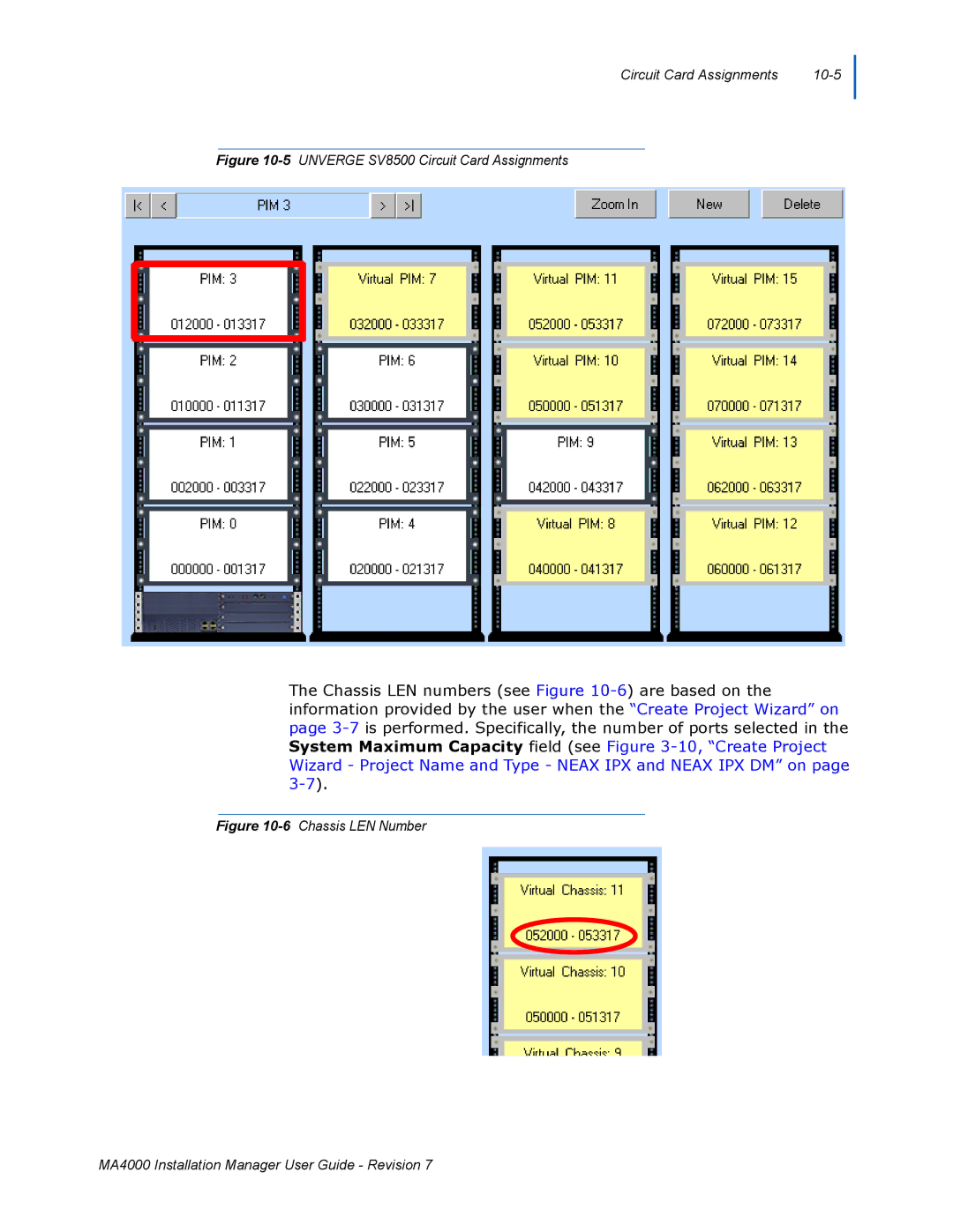 NEC MA4000 manual 5UNVERGE SV8500 Circuit Card Assignments 