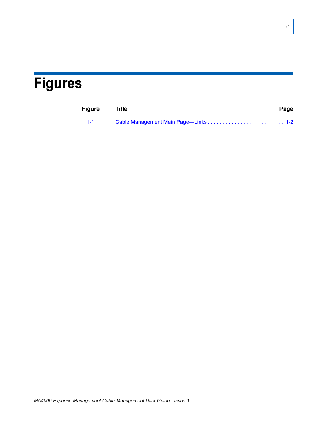 NEC MA4000 manual Figures 