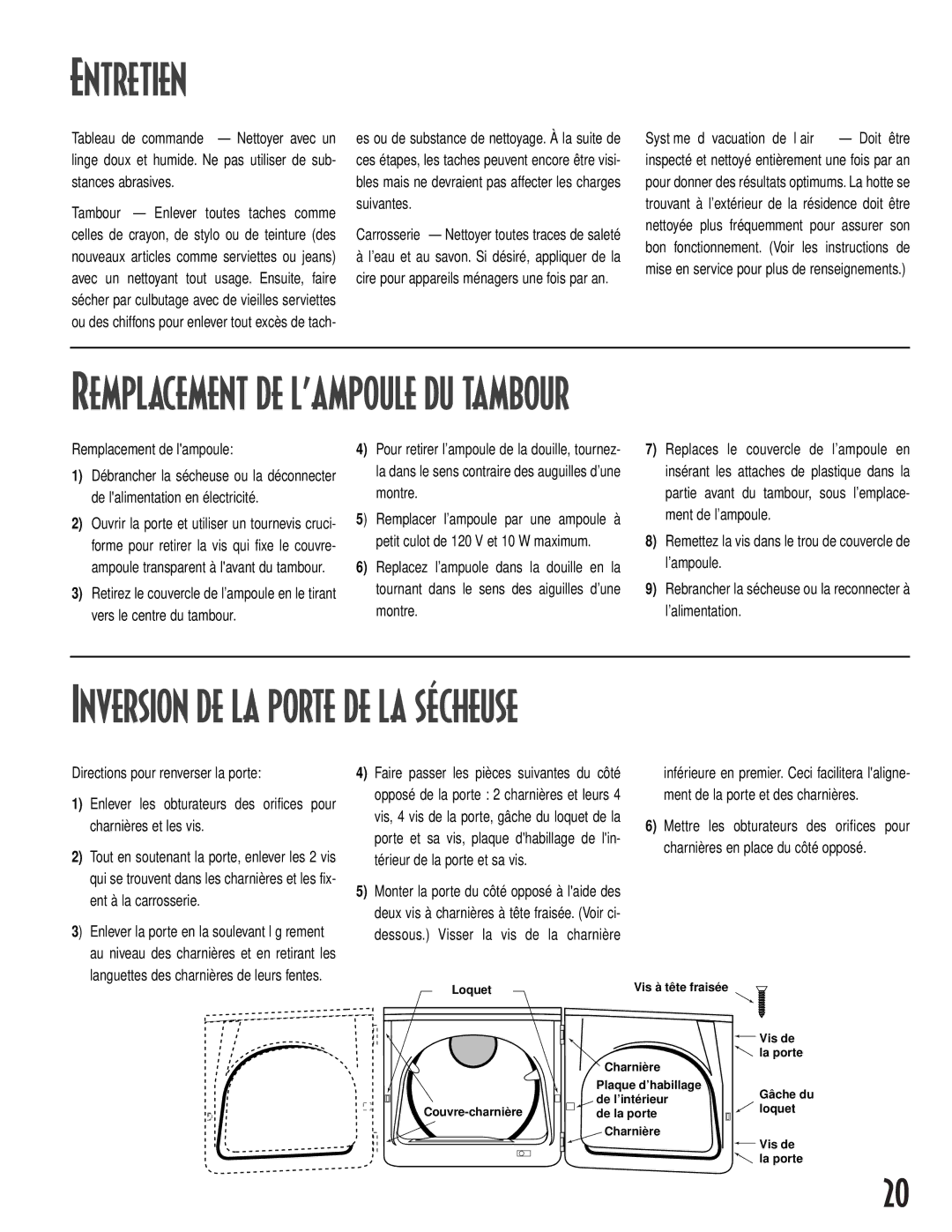 NEC MD-15 warranty Entretien, Remplacement de lampoule 