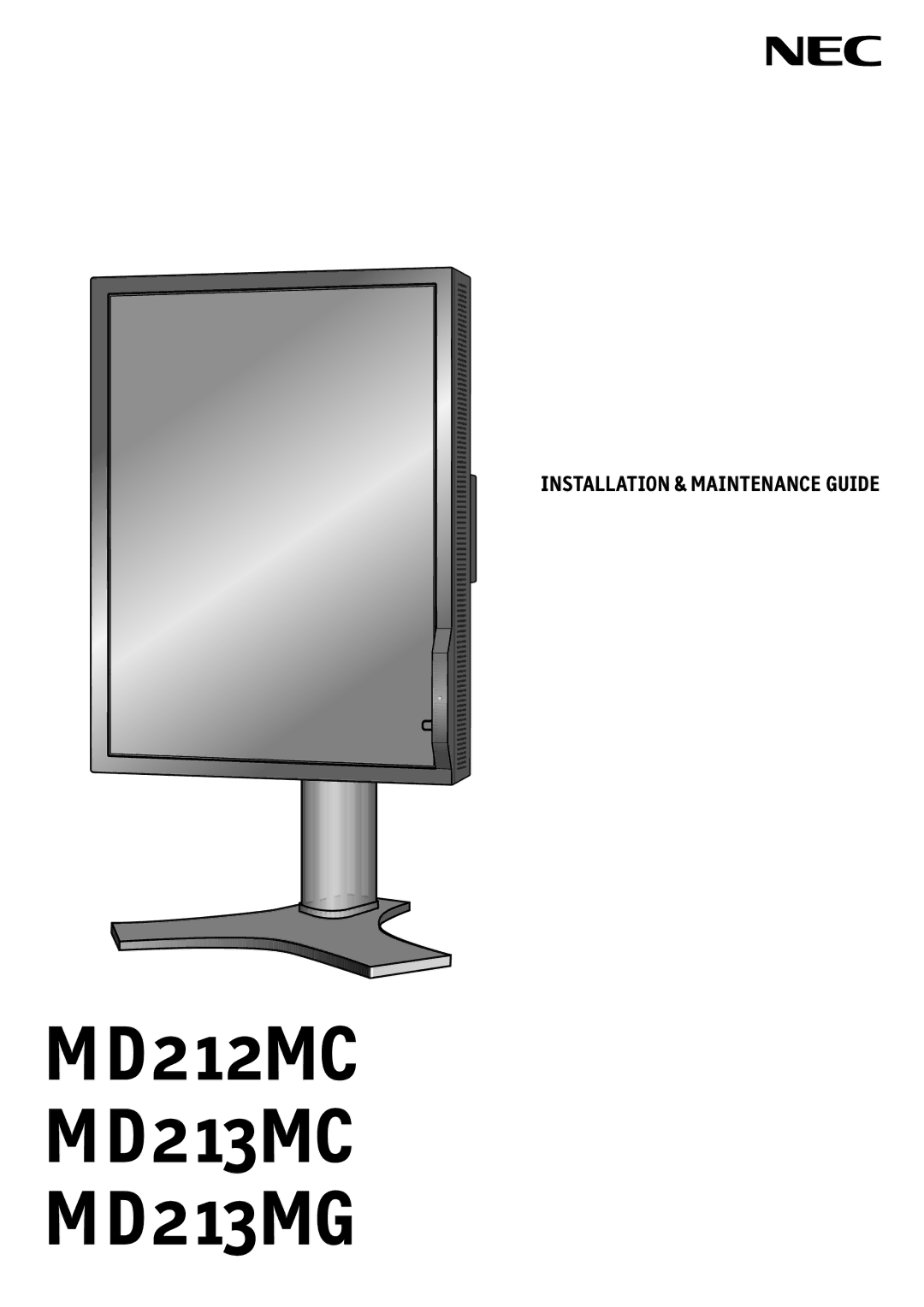 NEC manual MD212MC MD213MC MD213MG 