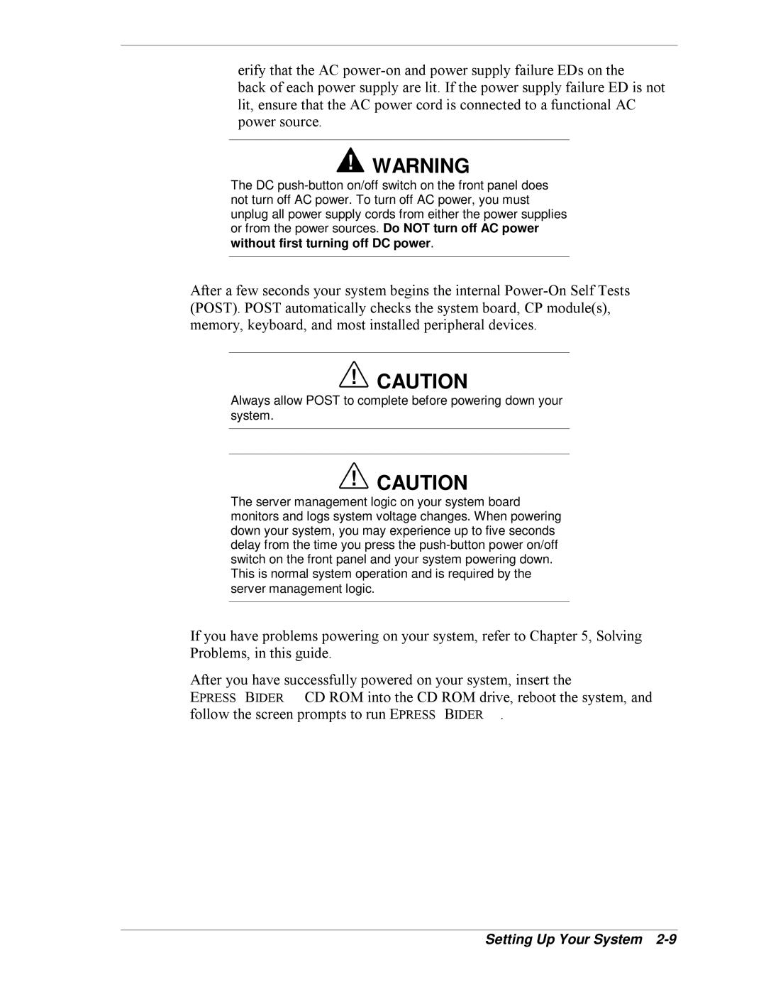 NEC MH4500 manual Setting Up Your System 