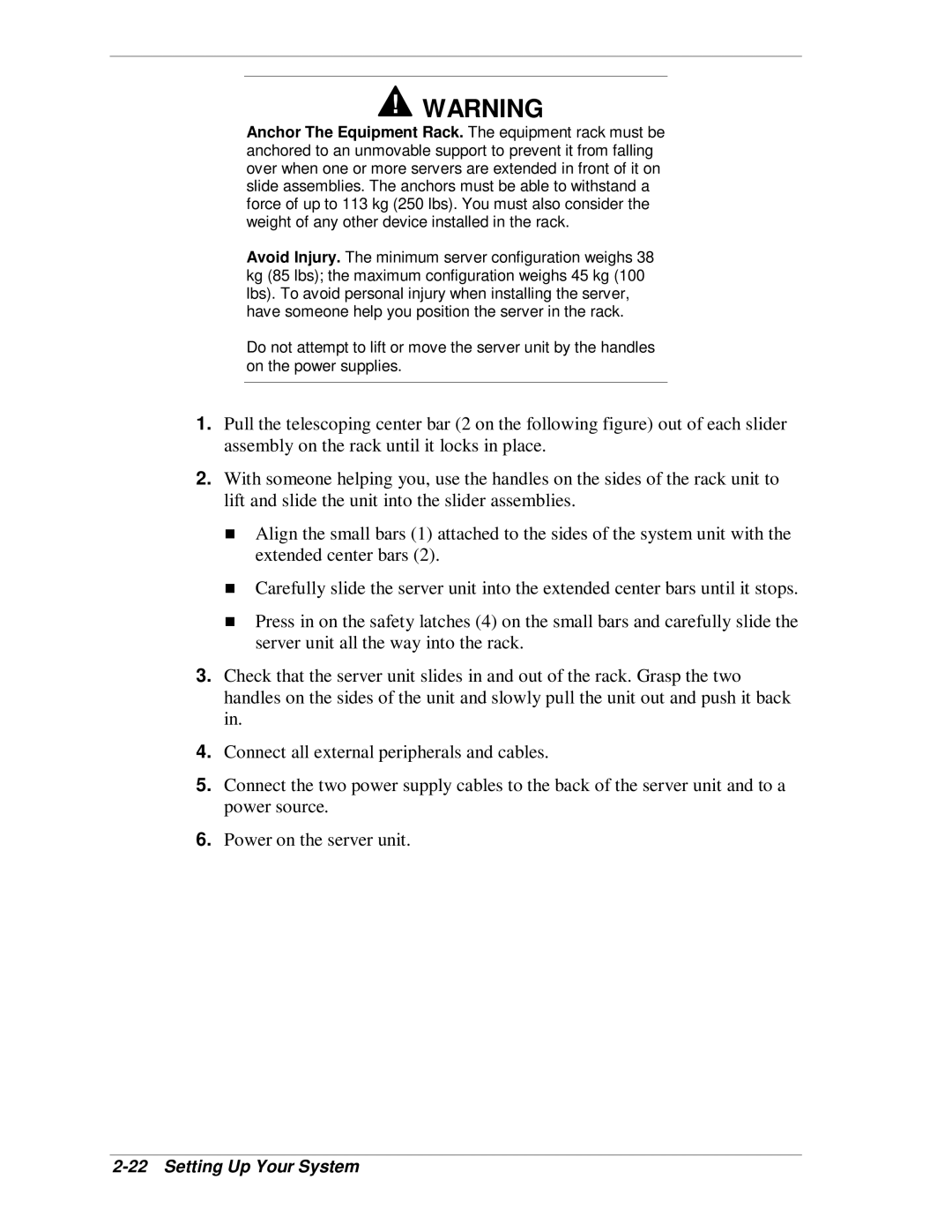 NEC MH4500 manual Setting Up Your System 