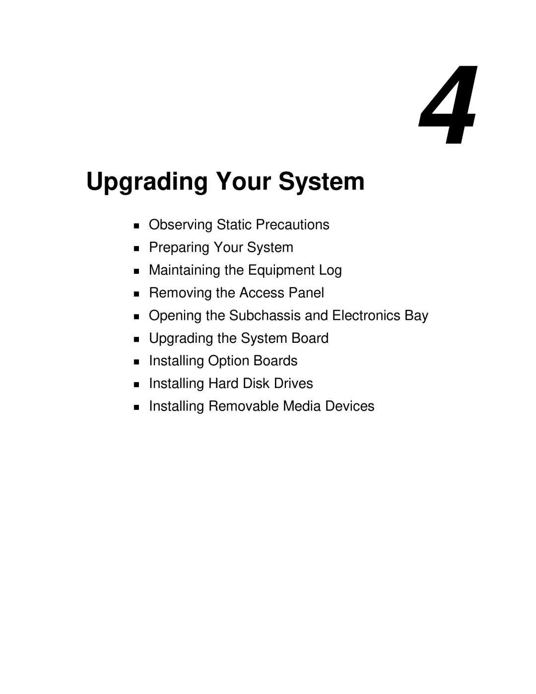 NEC MH4500 manual Upgrading Your System 