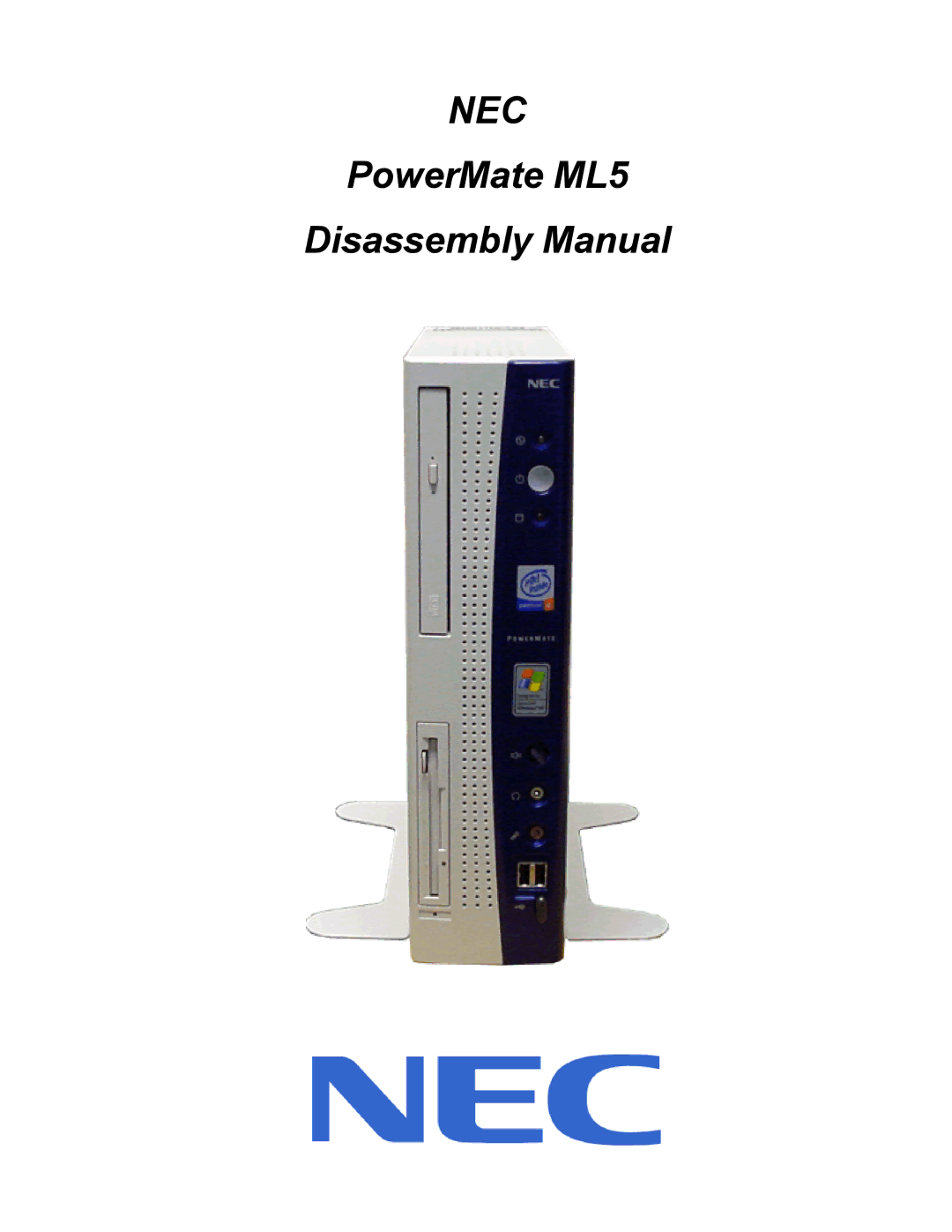 NEC mL5 manual Nec 