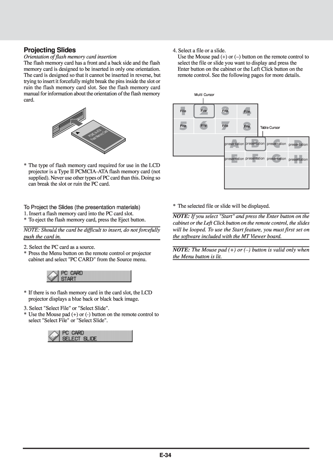 NEC MT830 user manual 