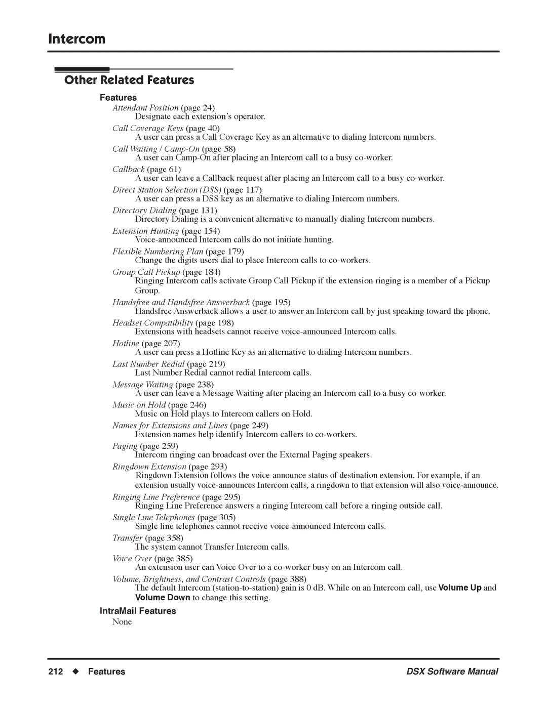 NEC N 1093100 software manual Attendant Position, Ringdown Extension 