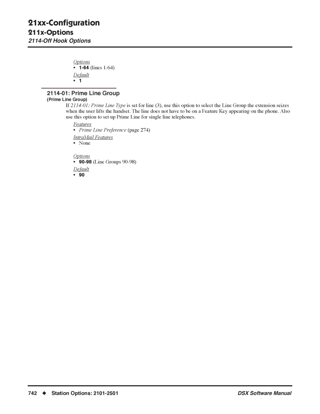 NEC N 1093100 software manual Prime Line Group 