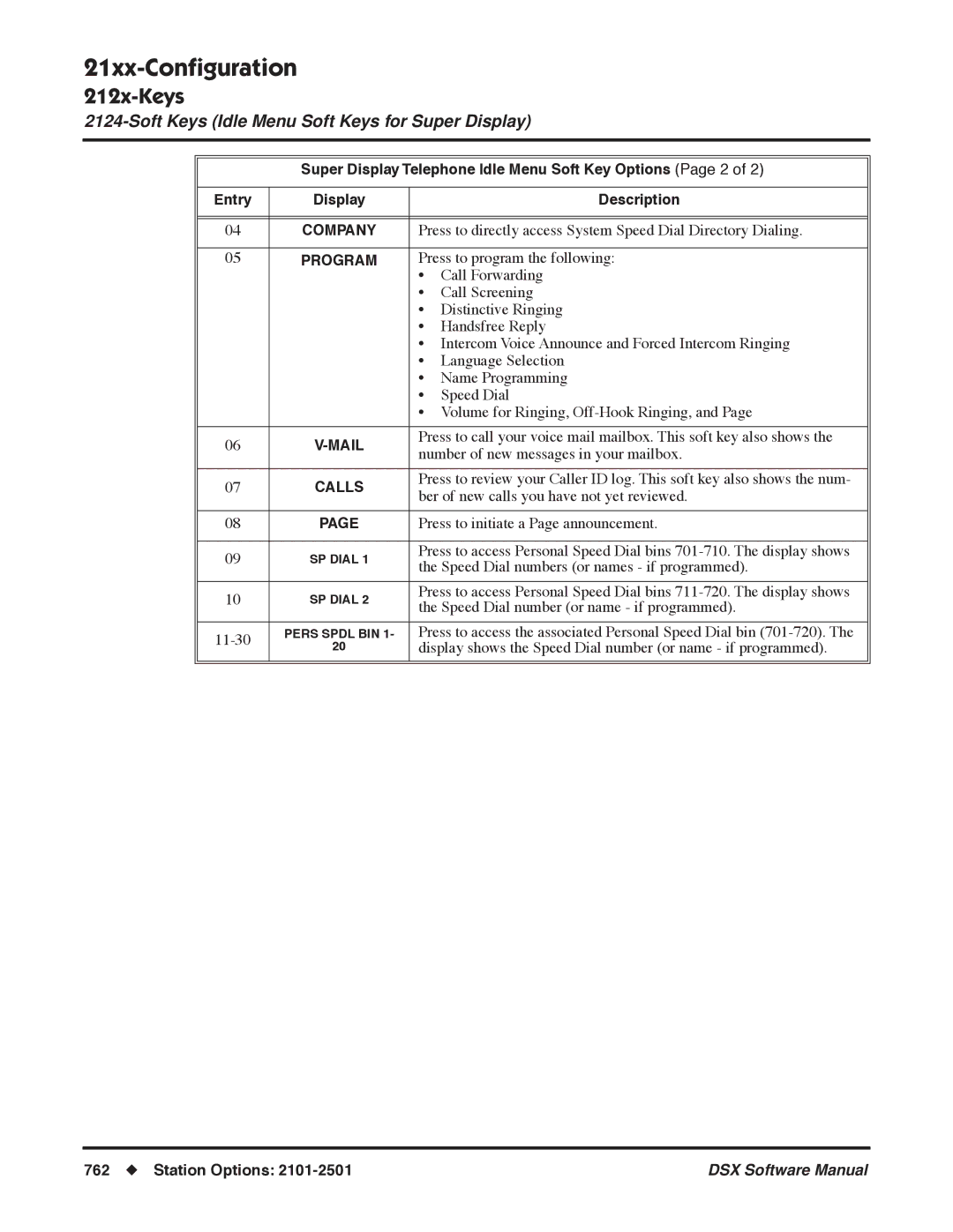 NEC N 1093100, P software manual Calls 