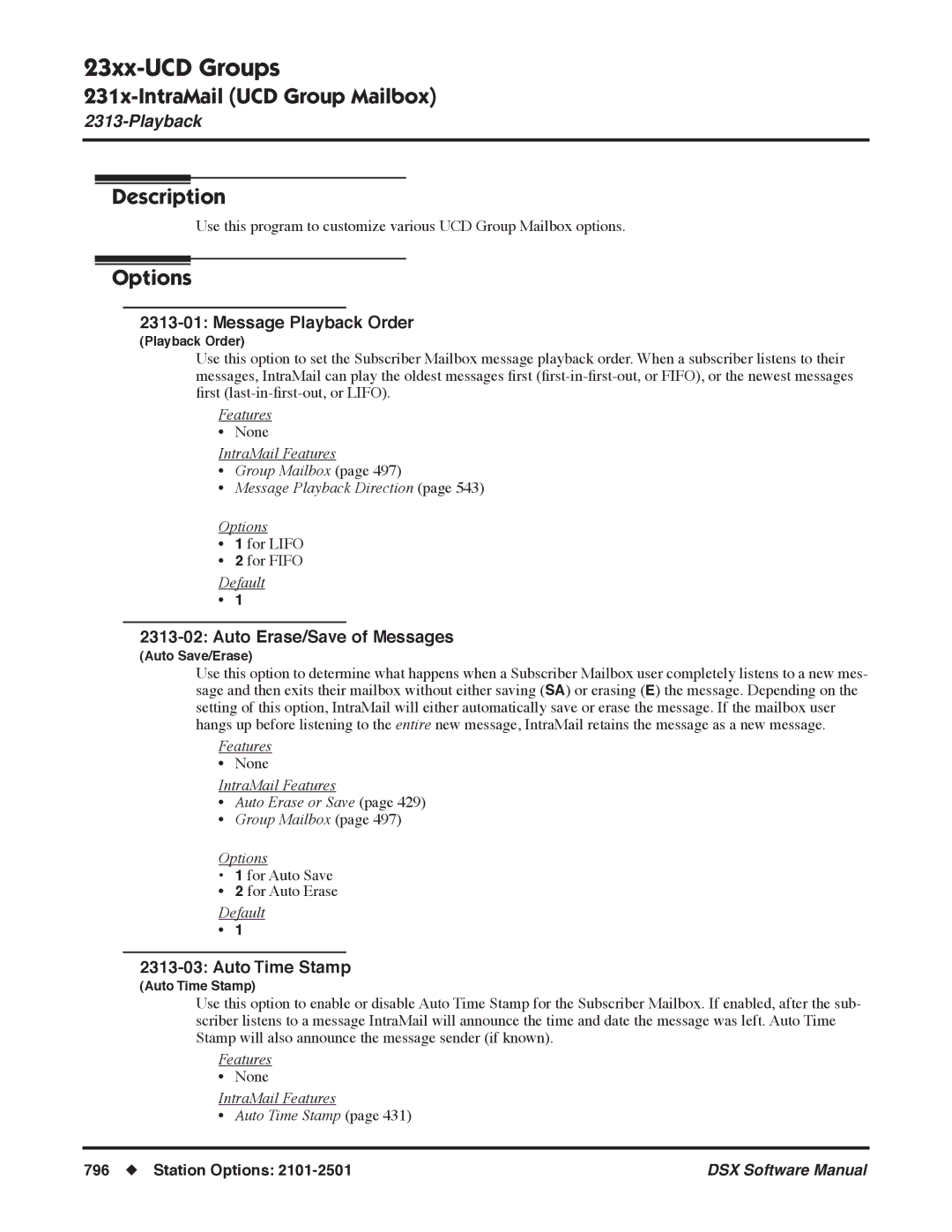 NEC N 1093100 software manual Playback 