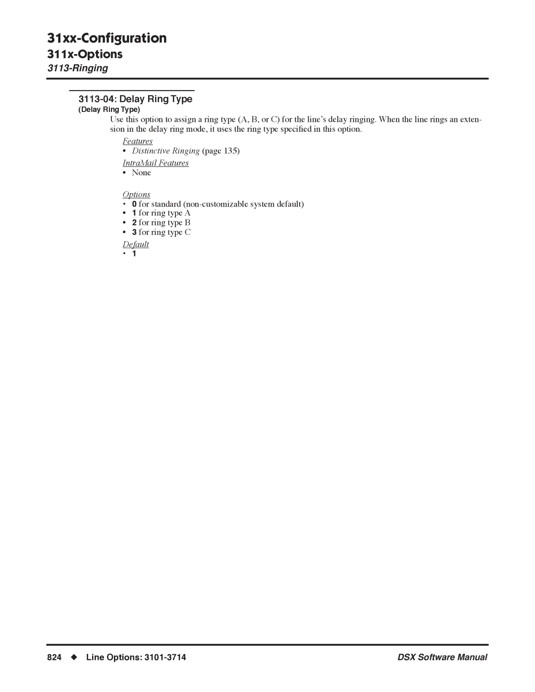 NEC N 1093100, P software manual Delay Ring Type 