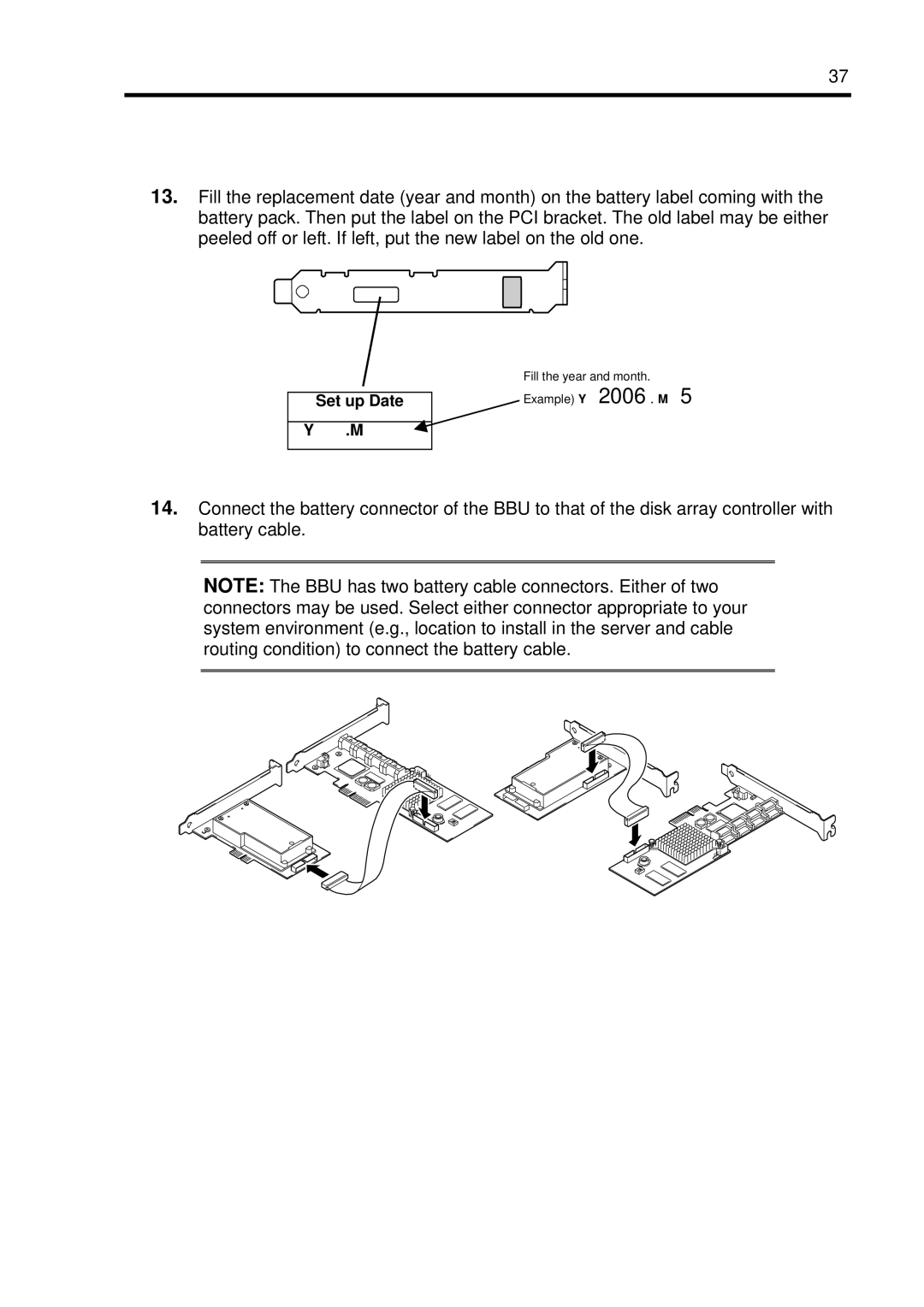 NEC N8103-102 manual Fill the year and month. Example Y 2006．M 