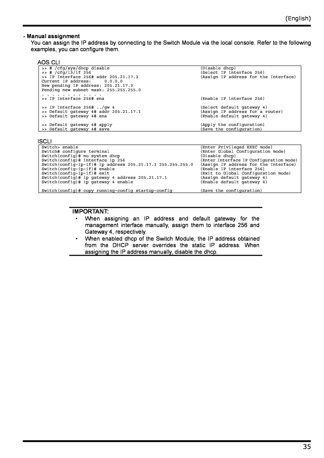 NEC N8406-022 manual Manual assignment 
