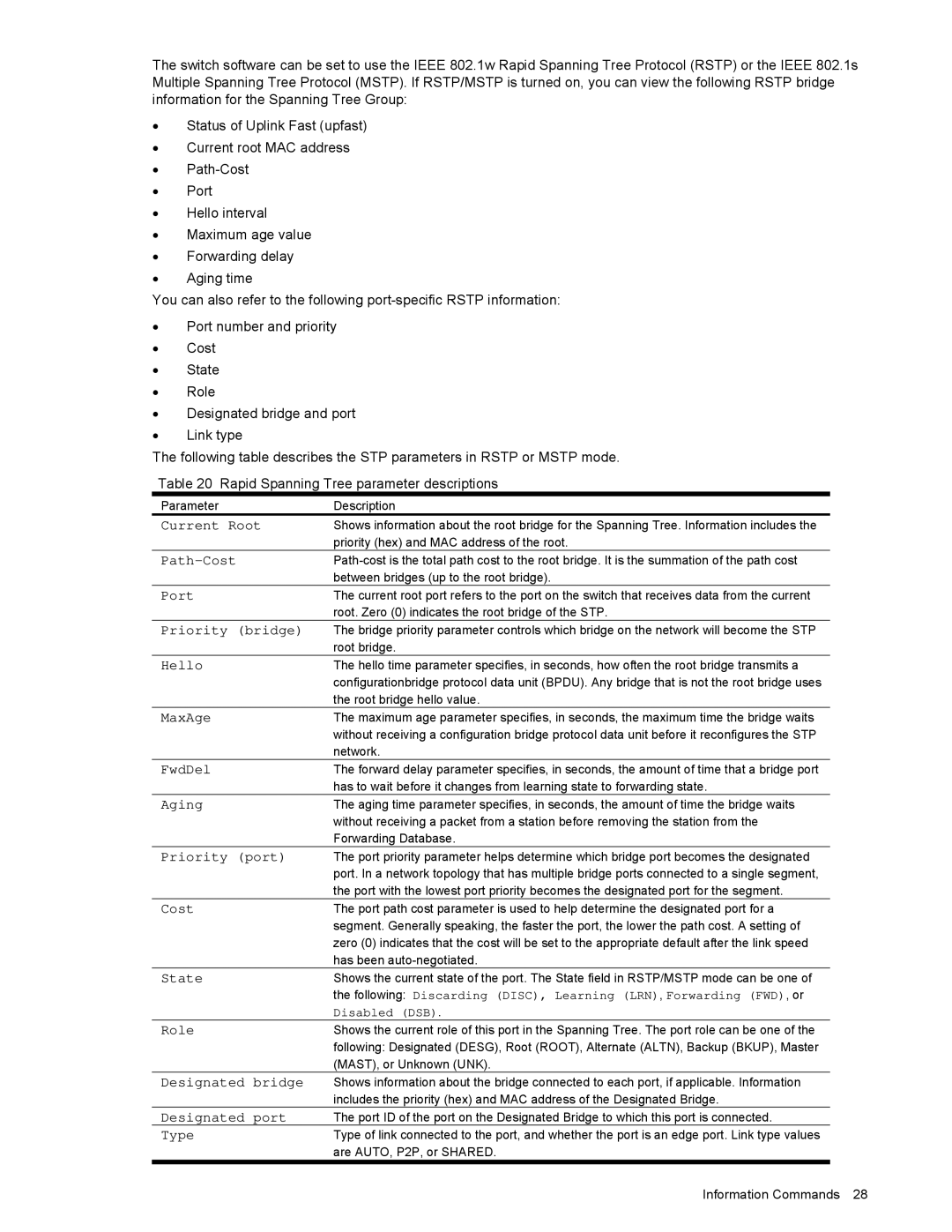 NEC N8406-022 manual Priority bridge, Designated bridge 